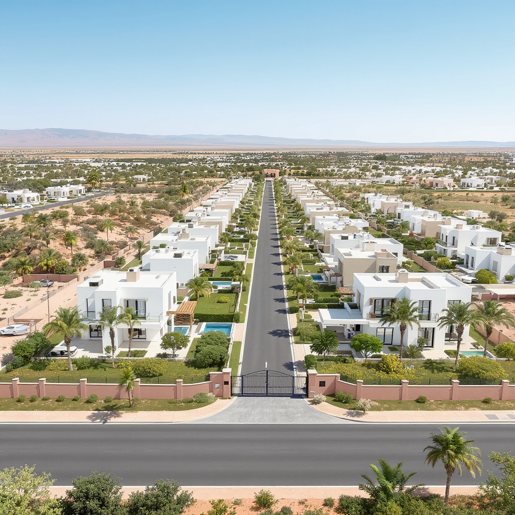Vidéo du terrain résidentiel ZTR à Marrakech