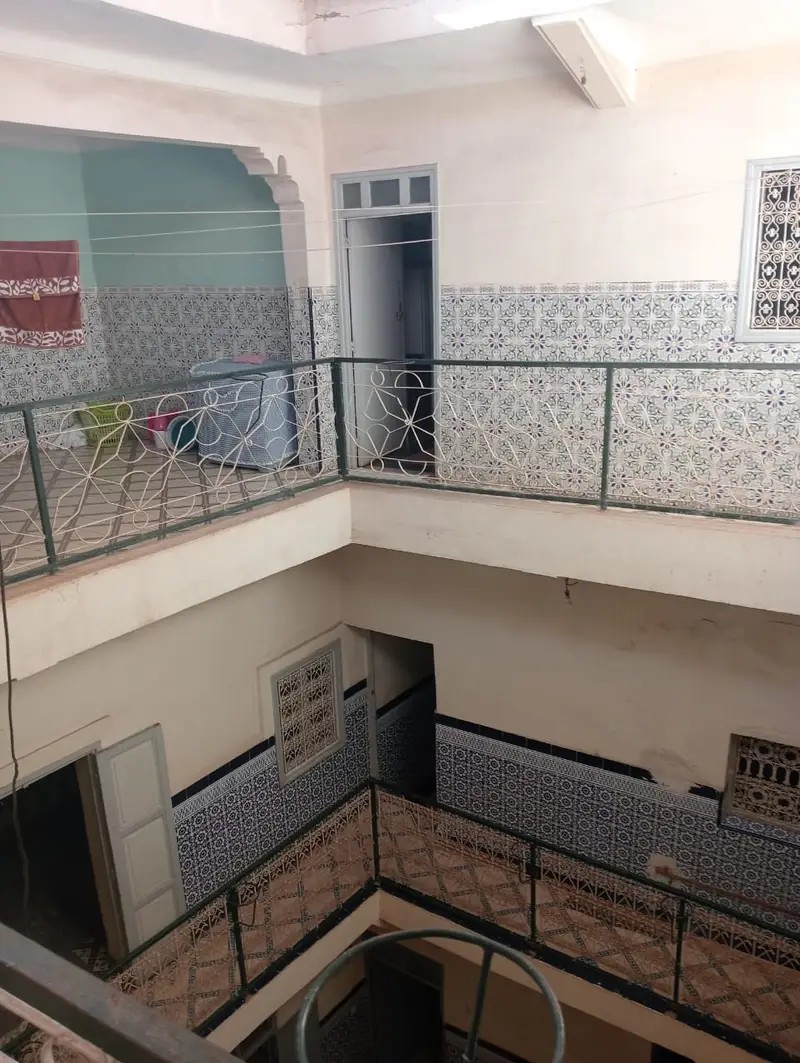 Vue du riad de caractère à Zaouïa Abassia